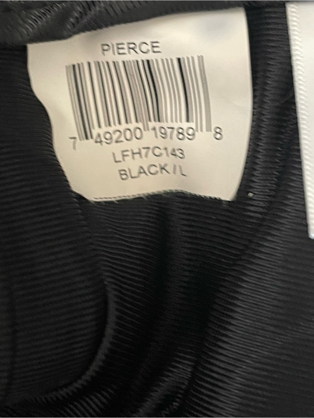 BCBGMAXAZRIA Black Genuine Lamb Leather Cargo Bermuda Shorts Size L Moto Y2K - Picture 6 of 7